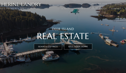 Deer Island Website homepage